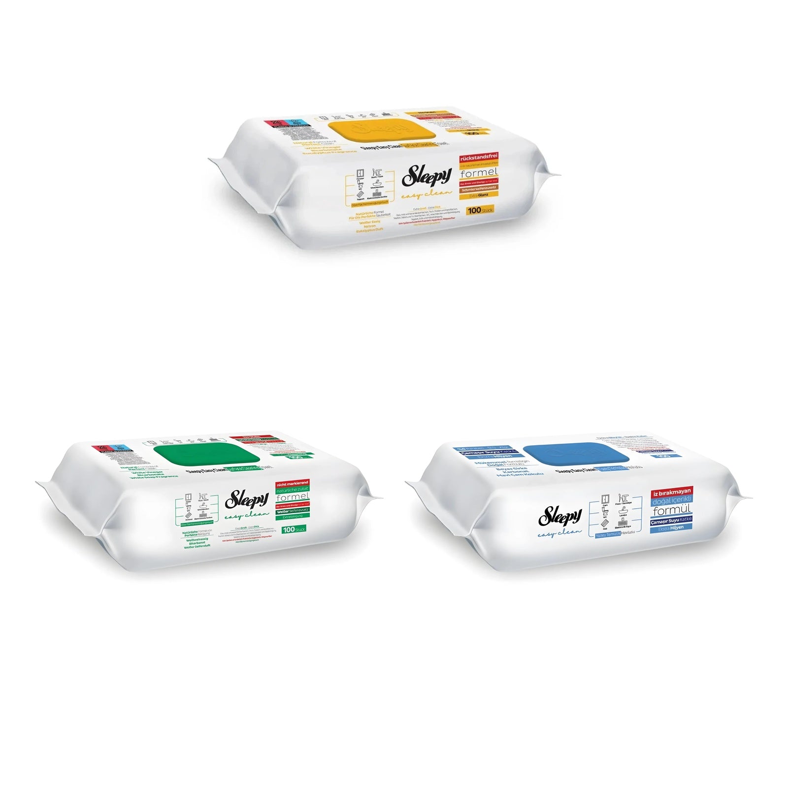 Sleepy Easy Clean MIX 2+2+2 – trys originalios prekės